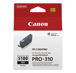 Canon PFI-5100 PBK Tintenpatrone 1 Stück Original Foto Schwarz