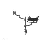 Neomounts DS20-425BL2 Support d'écran à fixer avec support pour ordinateur portable 17-27" - économie d'espace