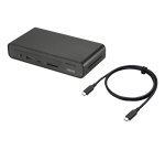 ASUS Triple Display USB-C Dock Duo DC301 Avec fil Noir