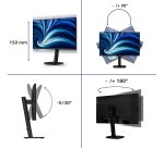 Philips Serie 3000 27B2U3301/00 Monitor PC 68,6 cm (27") 1920 x 1080 Pixel Full HD LCD Nero