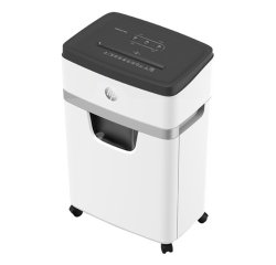HP OneShred 18CC triturador de papel Corte en partículas 65 dB 22 cm Blanco, Negro
