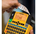 DYMO Rhino Industrial Flexible Nylon Labels | 19 mm x 3.5 m | Black Print on White | Self-Adhesive | for Rhino & LabelManager Label Makers