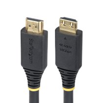 startechcom cable hdmi de alta velocidad de 5m - conectores de agarre - 4k60hz1440p 144hz - hdr10hdcp 22arc - uhd - 18gbps - cable hdmi para monitor o proyector - recubrimiento de tpe