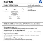 HP EliteDesk 8 Tower G1i AI PC Wolf Pro Security Edition Intel Core Ultra 9 285 32 GB DDR5-SDRAM 1 TB SSD Windows 11 Pro Nero