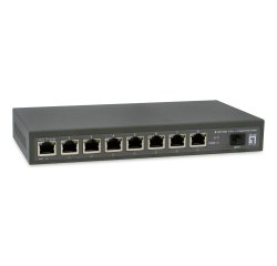 LevelOne GEP-0925 switch di rete Non gestito 2.5G Ethernet (100/1000/2500) Supporto Power over Ethernet (PoE) Nero