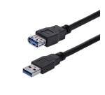 StarTech.com USB 3.0 Verlängerungskabel 1m - Stecker/ Buchse - Schwarz