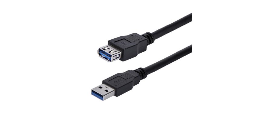 StarTech.com Câble d'extension USB 3.0 (5Gbps) A vers A de 1 m - Rallonge USB A SuperSpeed en noir - M/F