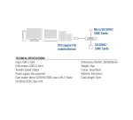 ACT USB-C kaartlezer voor SD en micro SD, SD 4.0 UHS-II