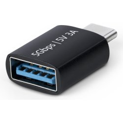 StarTech.com Adaptateur USB-C vers USB-A, USB 5Gbps, 3A, Convertisseur USB-C Mâle vers USB-A Femelle, Boîtier Métallique Durable - Compatible Thunderbolt