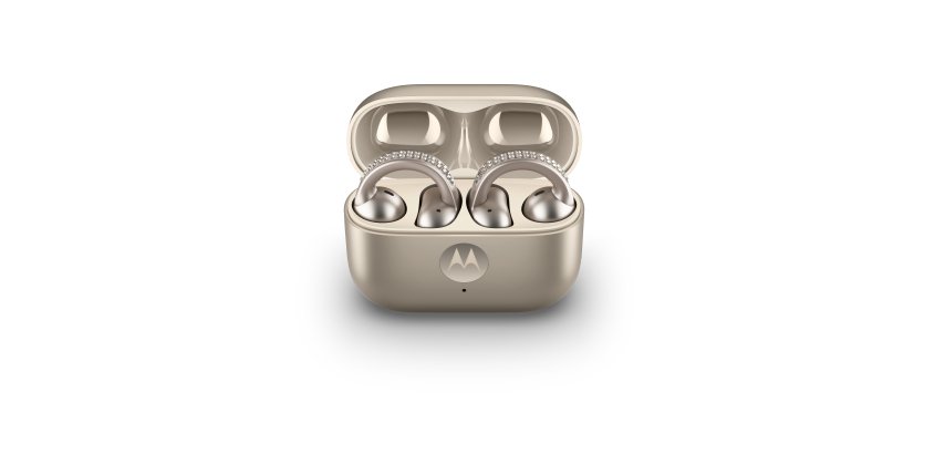 Motorola moto buds loop Headset Wireless Ear-clip-on Calls/Music/Sport/Everyday Bluetooth Beige