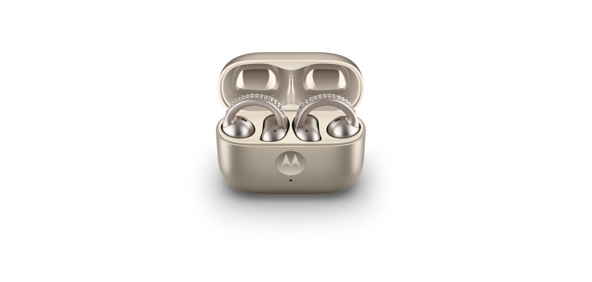 Motorola moto buds loop Headset Wireless Ear-clip-on Calls/Music/Sport/Everyday Bluetooth Beige