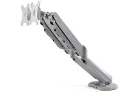 StarTech.com Bras de Bureau à Double Écrans avec USB et Audio, Support de Bureau VESA pour Écrans jusqu'à 32" (8kg), Bras Ergonomique pour Double Écrans à Mouvement Complet - Argent