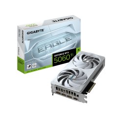 GIGABYTE GeForce RTX 5060 Ti EAGLE OC ICE 16G Scheda Grafica – 16 GB GDDR7, 128 bit, PCI-E 5.0, 2617 MHz Frequenza del core, 3 x DisplayPort, 1 x HDMI, GV-N506TEAGLEOC ICE-16GD