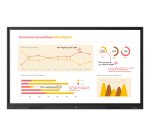 LG 65TR3BQ-B tableau blanc interactif 165,1 cm (65") 3840 x 2160 pixels Écran tactile Noir
