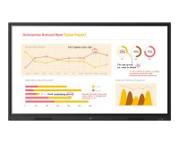 LG 65TR3BQ-B tableau blanc interactif 165,1 cm (65") 3840 x 2160 pixels Écran tactile Noir