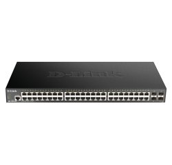 D-Link DGS-1250-52X Gestionado L3 Gigabit Ethernet (10/100/1000) Negro
