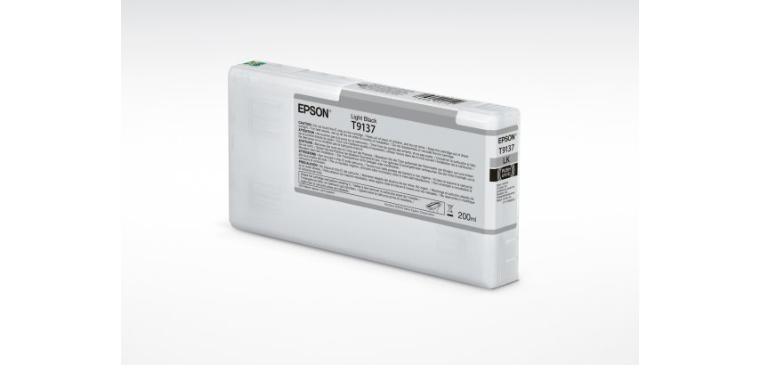Epson T9137 - light black - original - ink cartridge