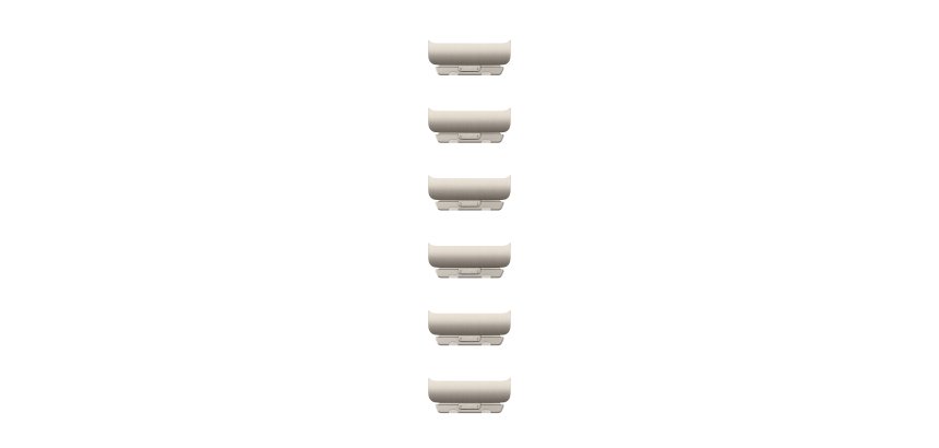 Apple MXMG3ZM/A Accesorios para dispositivos vestibles inteligentes Band extension Titanio Acero inoxidable
