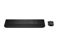HP MultiDvcDuMdMSEKBCombowPR585C FR clavier Souris incluse maison/bureau RF sans fil + Bluetooth Noir