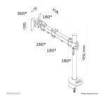 Neomounts FPMA-D960G Monitor arm 10-30"