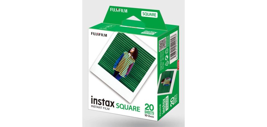 Fujifilm instax SQUARE Film polaroid film 20 pieces 86 x 54 mm