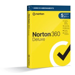 Norton 360 Deluxe 2024 | Antivirus per 5 dispositivi | Licenza di 1 anno | Secure VPN e Password Manager | PC, Mac, tablet e smartphone