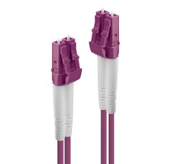 Lindy 46343 Cable de fibra óptica e InfiniBand 5 m LC Rosa