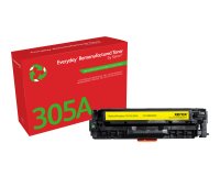 Toner remanufacturé Jaune Everyday™ de Xerox compatible avec HP 305A (CE412A), Capacité standard