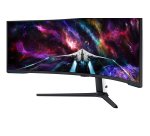 Samsung G95NC écran plat de PC 144,8 cm (57") 7680 x 2160 pixels Dual UHD LED Noir, Blanc