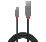Lindy Câble USB 2.0 type A vers Mini-B, Anthra Line, 3m