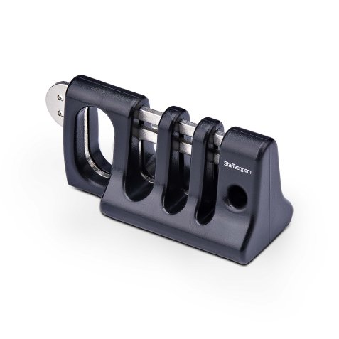 StarTech.com Candado de Anclaje para Cableado de Periféricos - Gestionador de Seguridad con Candado para Cableado de Teclado y Ratón - para Ordenadores de Uso Público - TAA