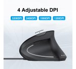 Equip 245118 mouse Universal Right-hand USB Type-A Optical 3200 DPI