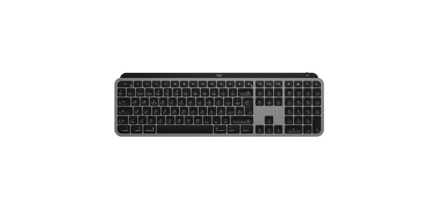 Logitech MX Keys S for Mac teclado Hogar Bluetooth QWERTY Español Gris