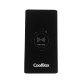 CoolBox COO-PB08KW-BK batería externa Polímero de litio 8000 mAh Cargador inalámbrico Negro