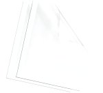 Couverture fellowes thermorelieur pré-encollée dessus pvc dessous carton blanc 33/44f épaisseur 4mm a4 boîte 100f