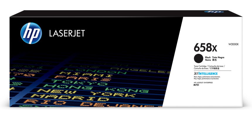 W2000X HP CLJM751 Toner Black High Capacity  HP658X 33.000Pages High Capacity