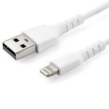 Cable USB Resistente USB-A a Lightning de 2 m Blanco
