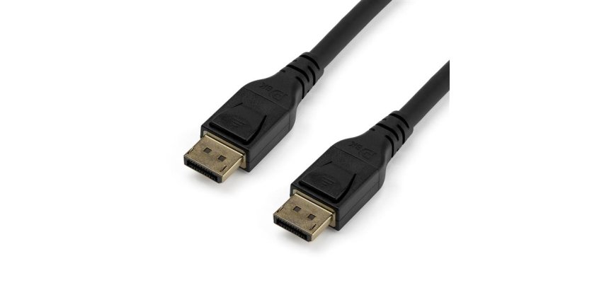 StarTech.com Câble Certifié VESA DisplayPort 1.4 5m - 8K 60Hz HBR3 HDR - Cordon Écran Super UHD DisplayPort vers DisplayPort - Câble Fin Ultra HD 4K 120Hz DP 1.4 M/M Connecteur M/M