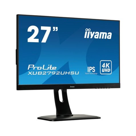 iiyama ProLite XUB2792UHSU-B1 LED display 68,6 cm (27") 3840 x 2160 pixels 4K Ultra HD Noir