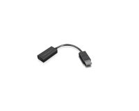 Lenovo 4X90R61023 câble vidéo et adaptateur 0,225 m DisplayPort HDMI Type A (Standard) Noir