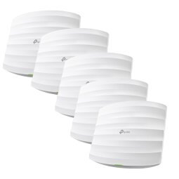 TP-Link Omada EAP245(5-PACK) point d'accès réseaux locaux sans fil 1750 Mbit/s Blanc Connexion Ethernet, supportant l'alimentation via ce port (PoE)