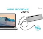 i-tec USB-C Metal Ergonomic 3x 4K Display Docking Station + Power Delivery 100 W