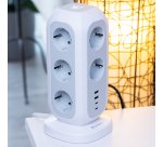 Verbatim 49547 base múltiple 11 salidas AC Interior Blanco