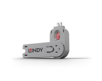 Lindy 40620 bloqueador de puerto Llave de bloqueador de puerto USB tipo A Rosa Acrilonitrilo butadieno estireno (ABS) 1 pieza(s)