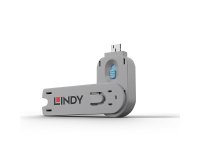 Lindy 40622 bloqueador de puerto Llave de bloqueador de puerto USB tipo A Azul Acrilonitrilo butadieno estireno (ABS) 1 pieza(s)