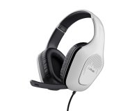 Trust GXT 415W Zirox Casque Avec fil Arceau Gaming Blanc