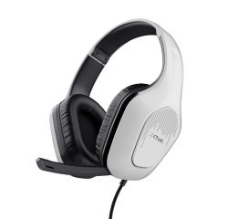 Trust GXT 415W Zirox Casque Avec fil Arceau Gaming Blanc