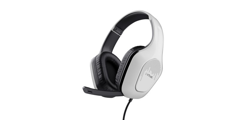 Trust GXT 415W Zirox Casque Avec fil Arceau Gaming Blanc