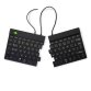 R-Go Tools Clavier ergonomique R-Go Split Break v2 avec logiciel de pause, clavier ergonomique divisé, AZERTY (FR), Filaire, noir