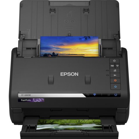 Epson FastFoto FF-680W snelle A4-fotoscanner met automatische invoer en Wi-Fi-connectiviteit